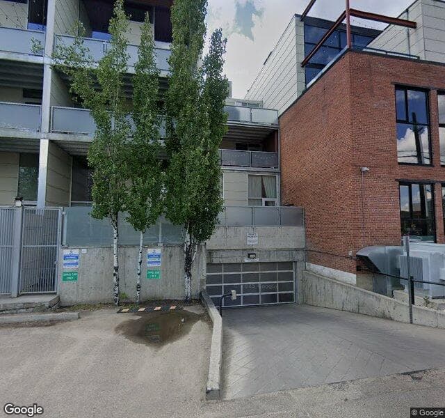 Street view of 138-10309 107 Street NW, Edmonton