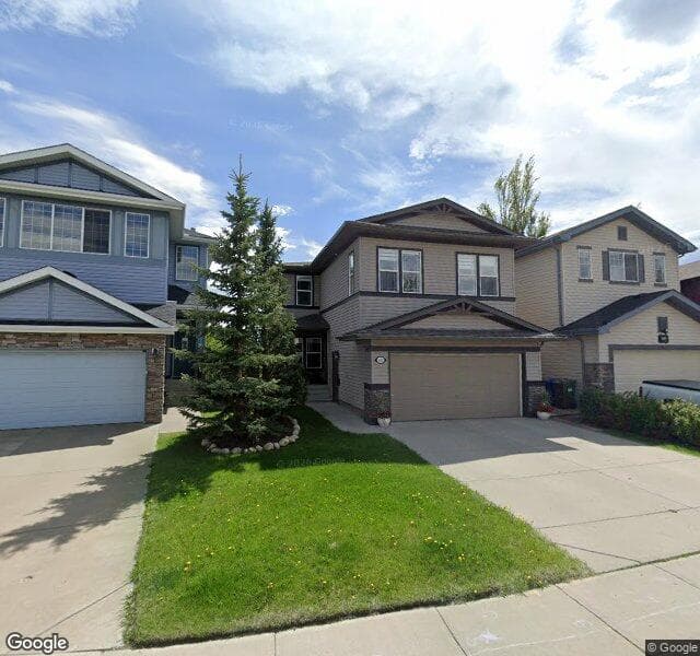 Street view of 411 Chaparral Ridge Circle SE, Calgary