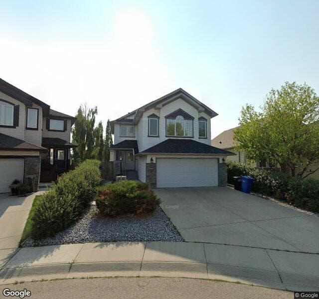 Street view of 763 Cimarron Close, Okotoks