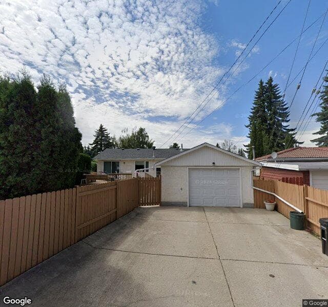 Street view of 10631 59 Street NW, Edmonton
