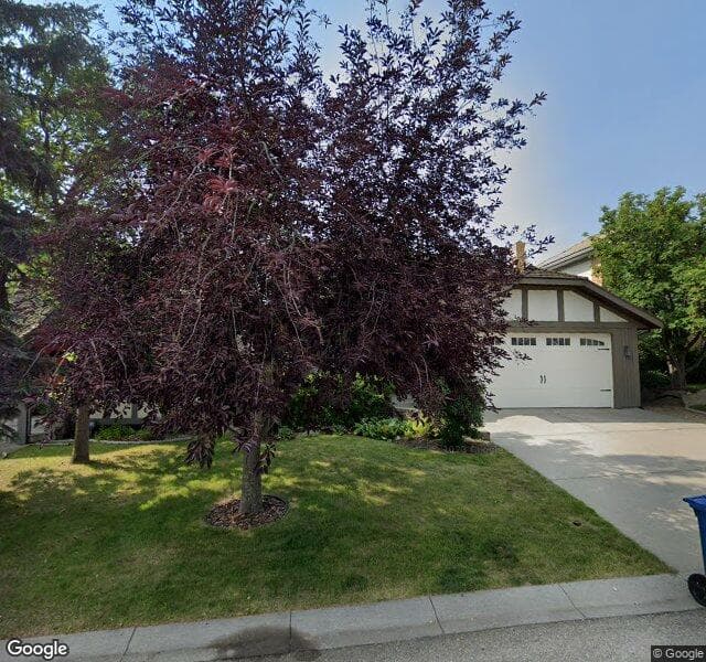 Street view of 59 Woodhaven Road SW, Calgary
