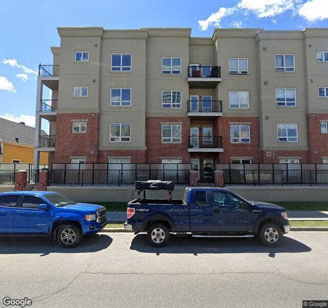 Street view of 302-1108 15 Street SW, Calgary