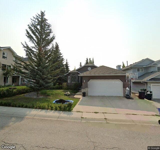 Street view of 160 Schubert Hill NW, Calgary
