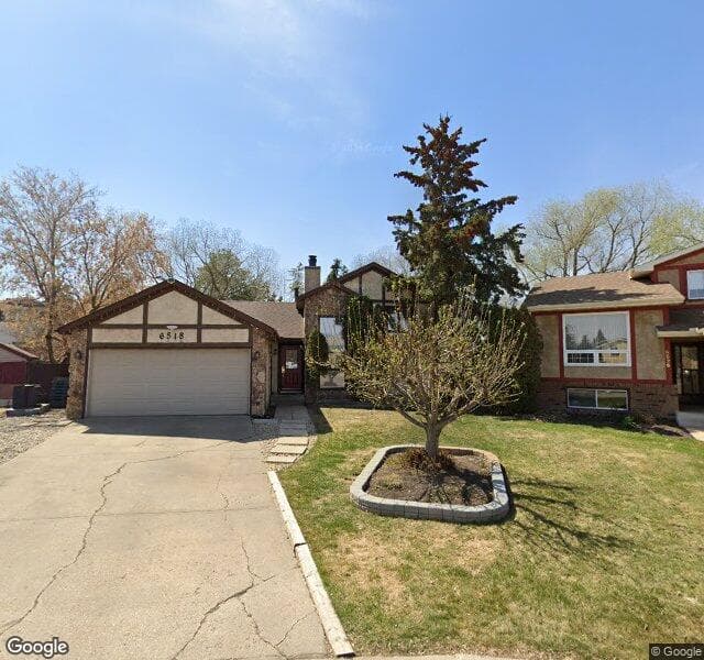 Street view of 6518 187 Street NW, Edmonton