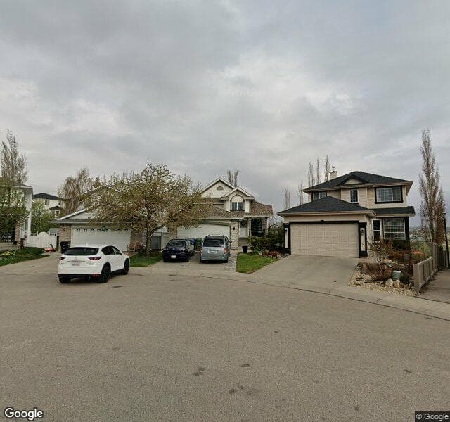 Street view of 88 Hidden Park NW, Calgary