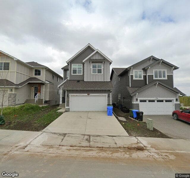 Street view of 798 Bluerock Way SW, Calgary