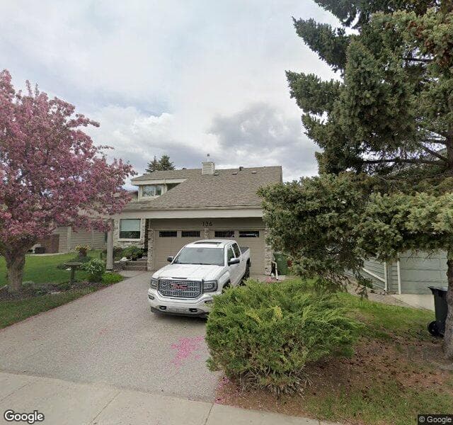 Street view of 136 Deercross Road SE, Calgary
