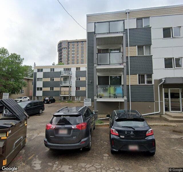 Street view of 109-10145 113 Street NW, Edmonton