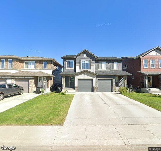 Street view of 418 Crystallina Nera Drive NW, Edmonton