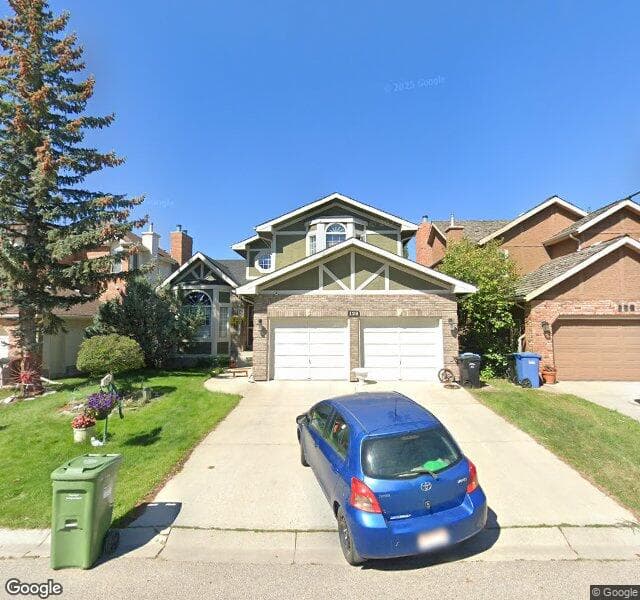 Street view of 128 Christie Knoll Heights SW, Calgary