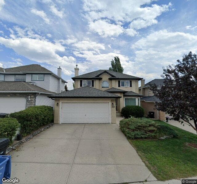 Street view of 123 Sienna Park Terrace SW, Calgary