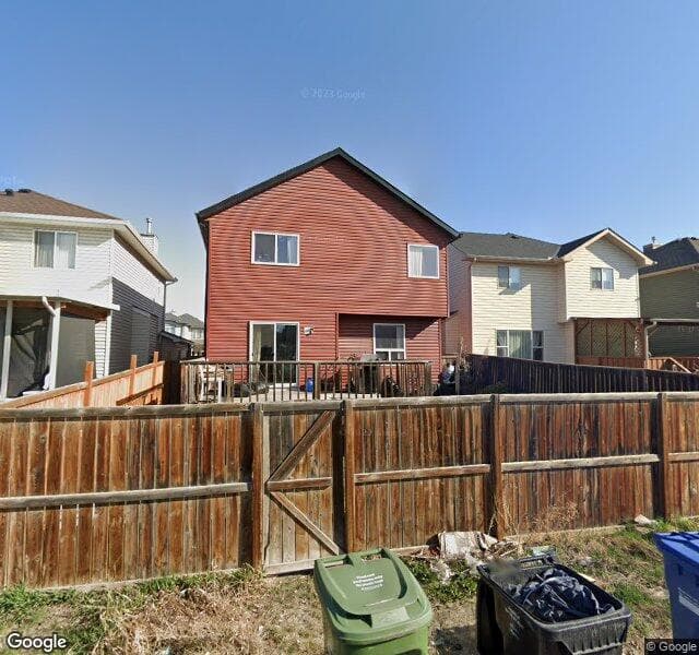 Street view of 5973 Saddlehorn Drive NE, Calgary