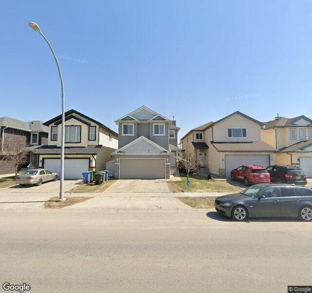 Street view of 144 Saddlecrest Boulevard NE, Calgary