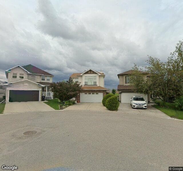 Street view of 323 Bridlewood Place SW, Calgary