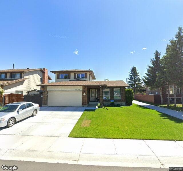 Street view of 15911 110 Street NW, Edmonton