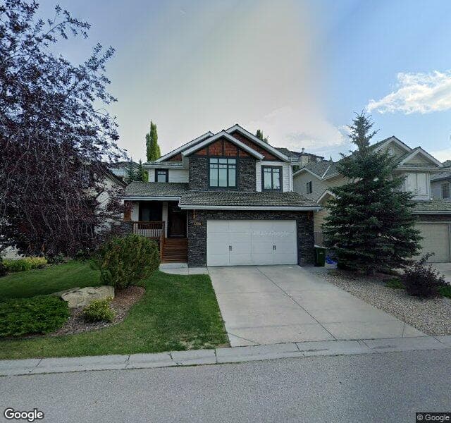 Street view of 7842 Springbank Way SW, Calgary