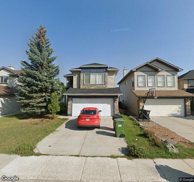 Street view of 96 Chaparral Circle SE, Calgary