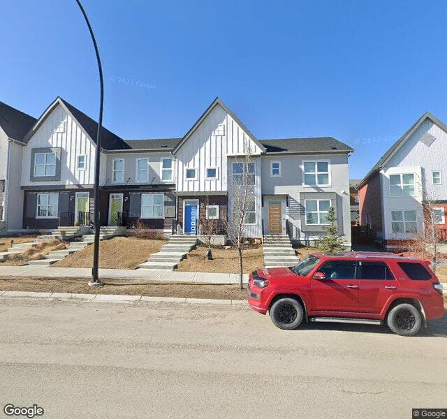 Street view of 1131 Livingston Way NE, Calgary