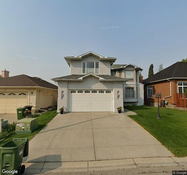 Street view of 92 Scanlon Green NW, Calgary