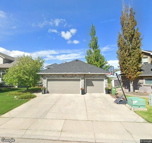 Street view of 46 Mount Gibraltar Heights SE, Calgary