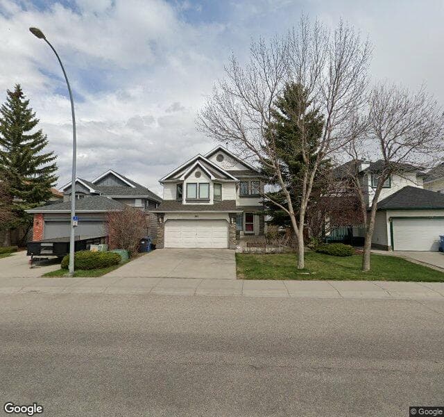 Street view of 961 Citadel Drive NW, Calgary