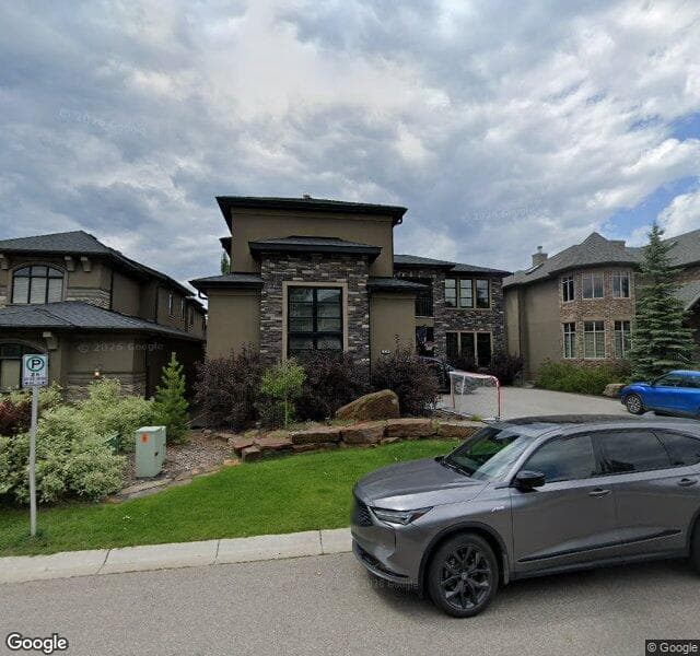Street view of 115 Aspen Ridge Place SW, Calgary