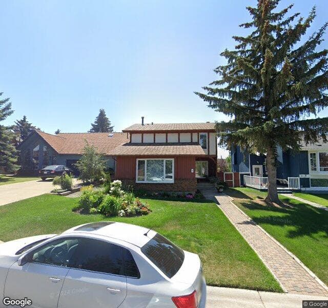 Street view of 15 Coach Ridge Place SW, Calgary