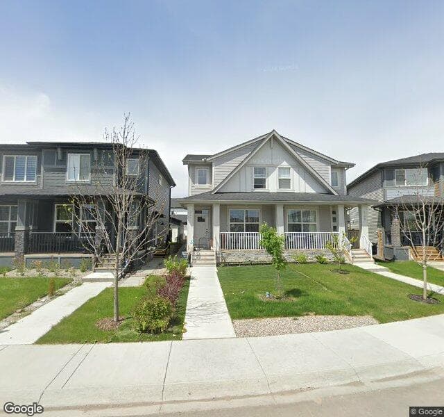 Street view of 267 Creekstone Way SW, Calgary