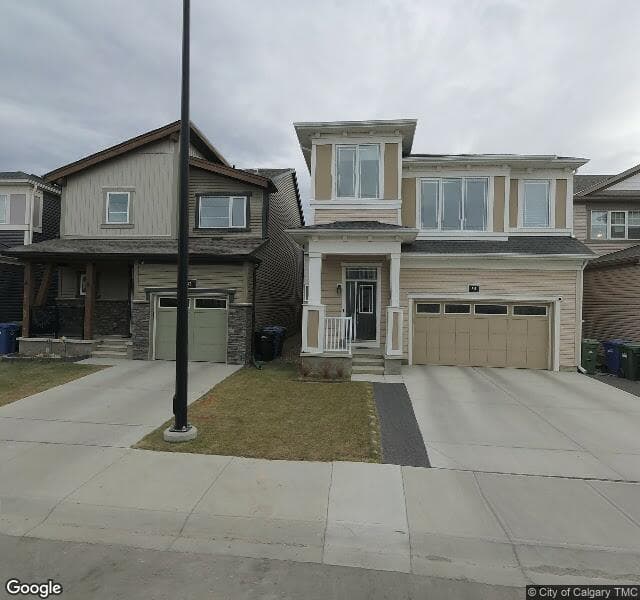 Street view of 54 Carrington Rise NW, Calgary