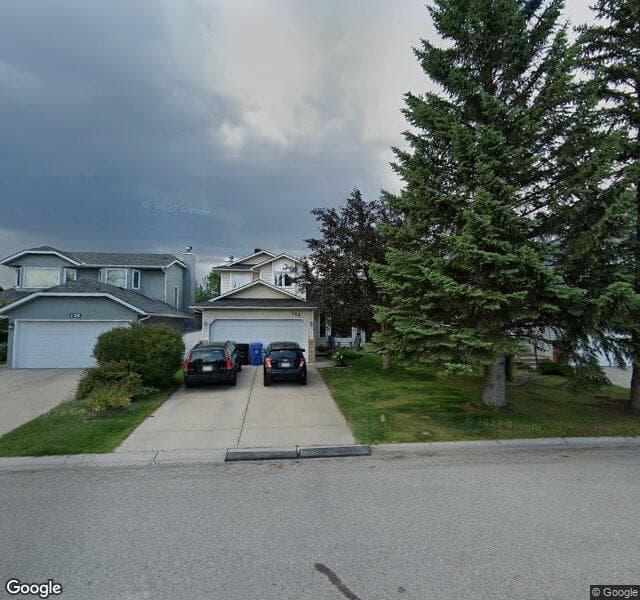 Street view of 124 Rivergreen Crescent SE, Calgary
