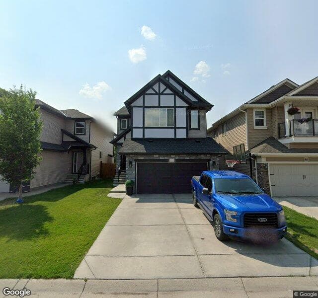 Street view of 183 Brightoncrest Point SE, Calgary