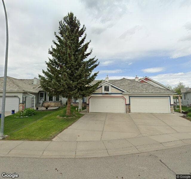 Street view of 66 Chaparral Close SE, Calgary