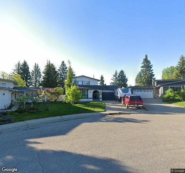 Street view of 9568 Oakland Road SW, Calgary