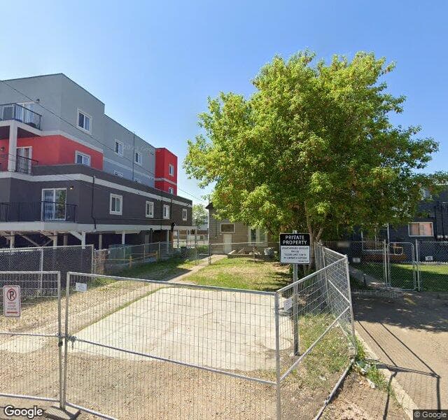 Street view of 11729 101 Street NW, Edmonton