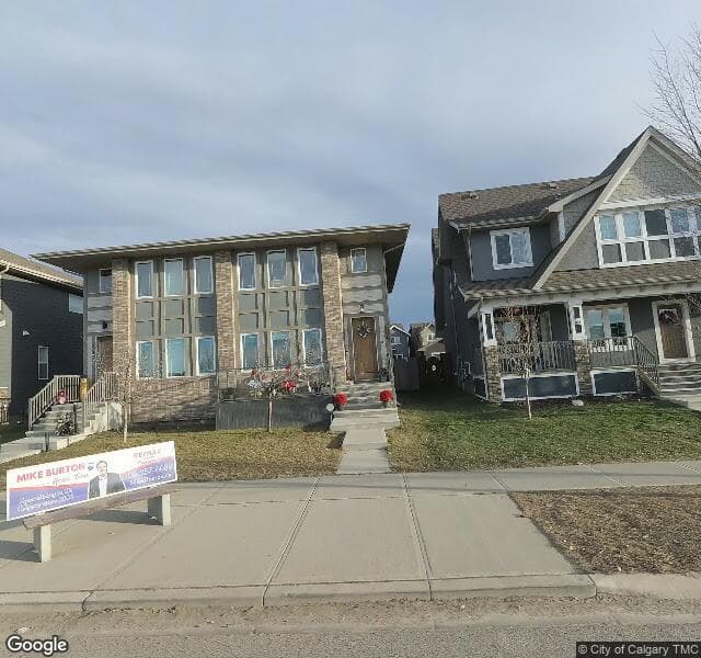 Street view of 807 Mahogany Boulevard SE, Calgary