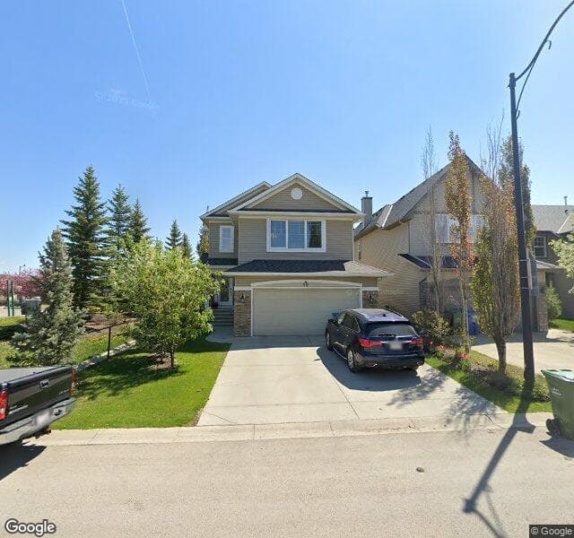 Street view of 15 Cougarstone Landing SW, Calgary