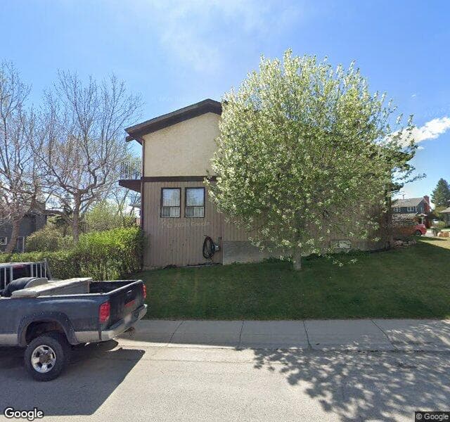 Street view of 840 Ranch Estates Place NW, Calgary