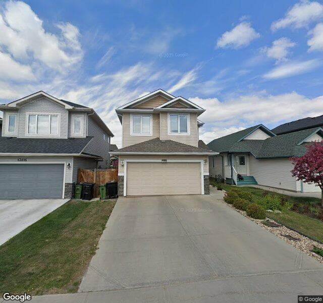 Street view of 13812 165 Avenue NW, Edmonton