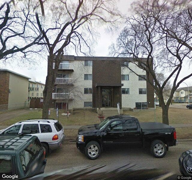 Street view of 405-10740 105 Street NW, Edmonton