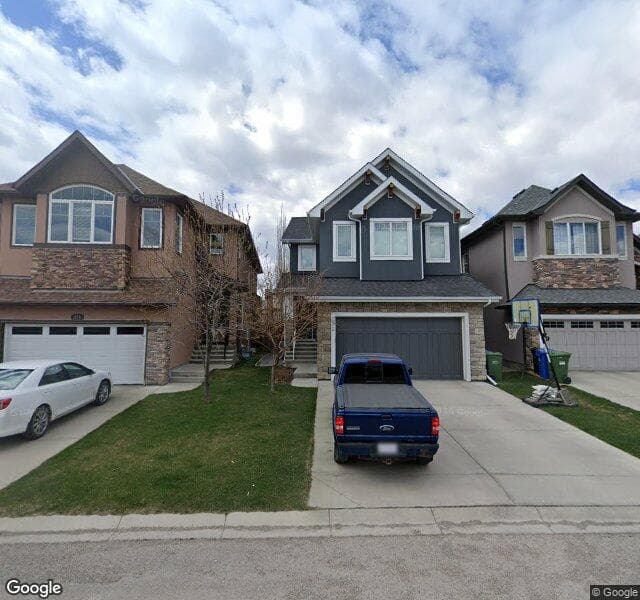 Street view of 232 Sage Meadows Circle NW, Calgary