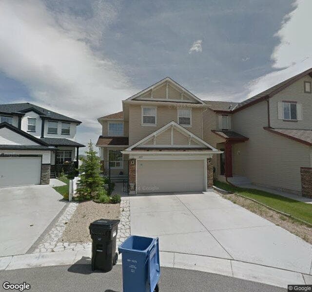 Street view of 117 Everwoods Court SW, Calgary