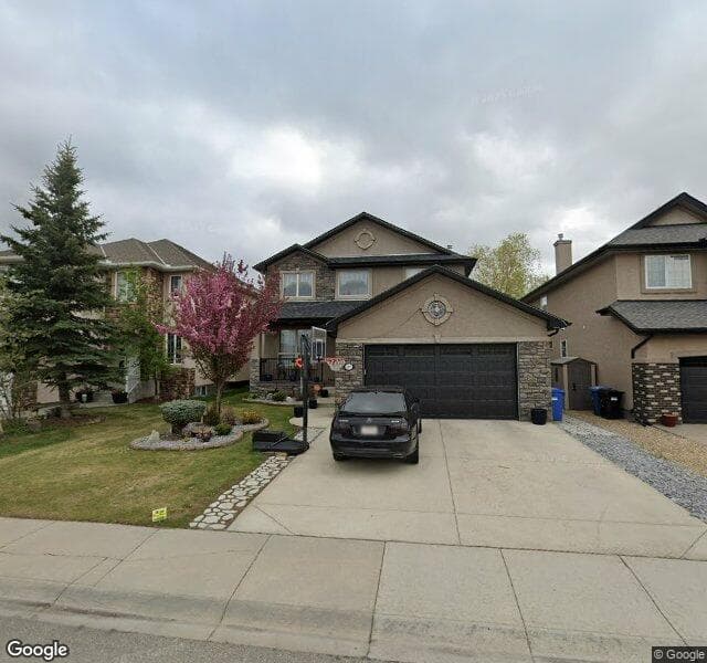 Street view of 157 Evercreek Bluffs Road SW, Calgary