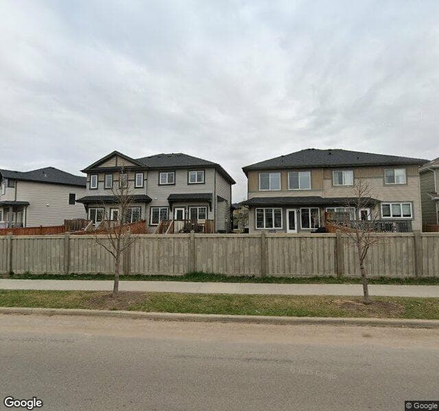 Street view of 8515 Cushing Place SW, Edmonton