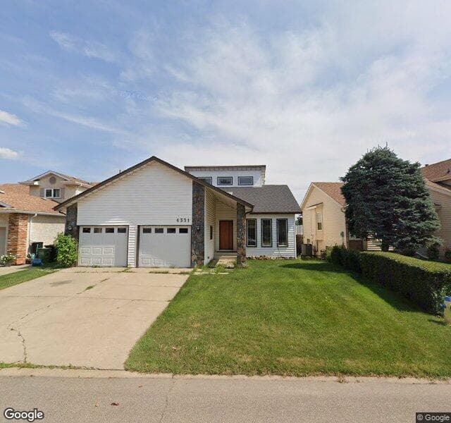 Street view of 4331 33 Street NW, Edmonton