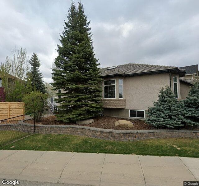 Street view of 25 Everglade Place SW, Calgary