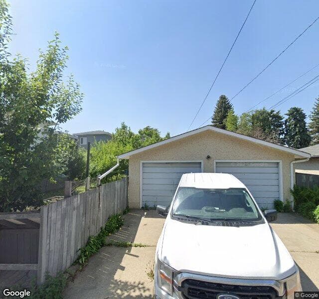Street view of 13315 104 Street NW, Edmonton