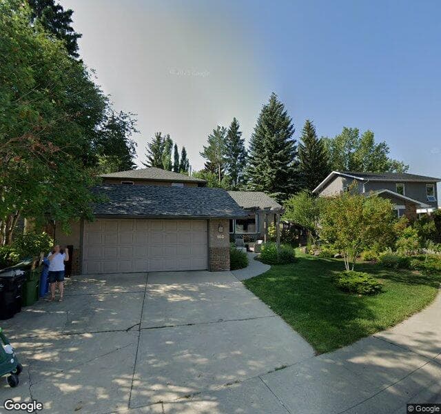 Street view of 160 Oakchurch Place SW, Calgary