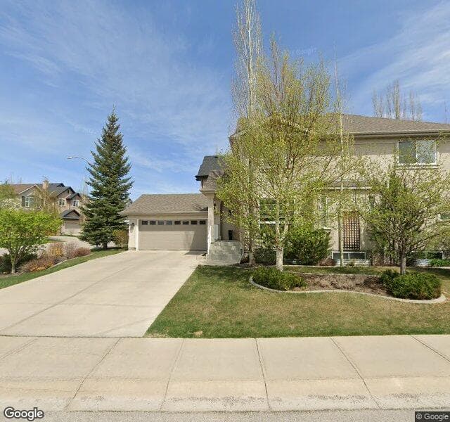 Street view of 102 Tuscany Glen Way NW, Calgary