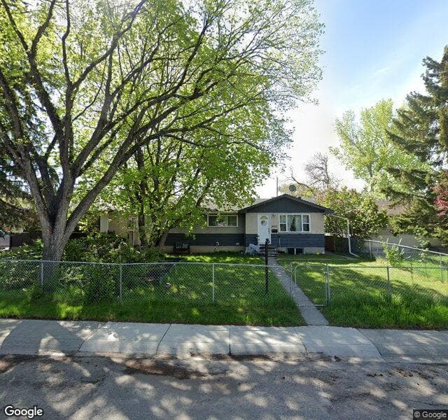 Street view of 2412 Pinewood Drive SE, Calgary