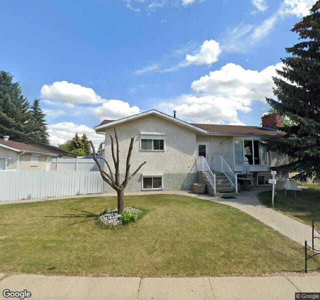 Street view of 16907 93 Street NW, Edmonton